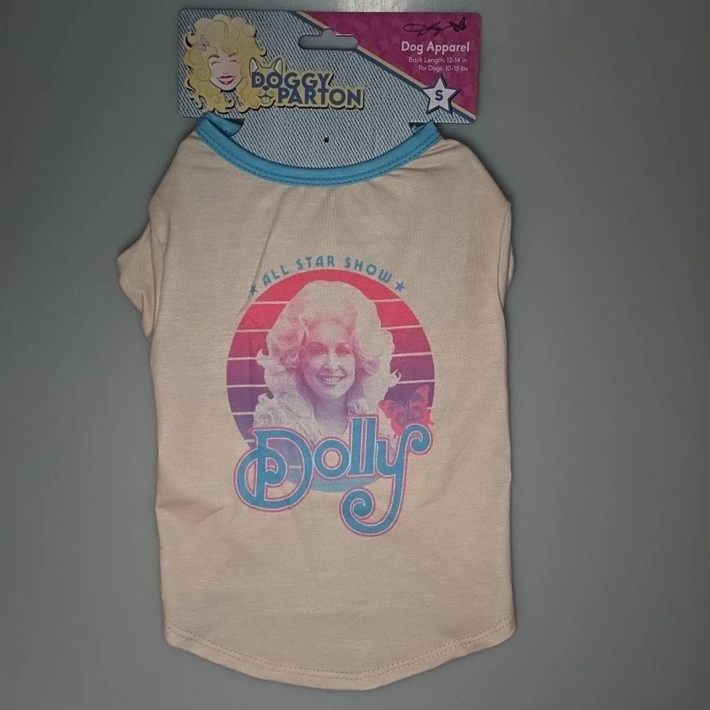 Doggy Parton Pet Dog Shirt Sz S‎
